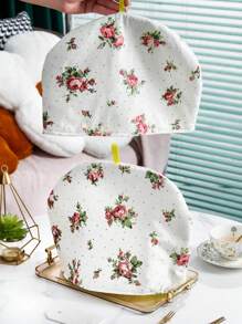 1pc Polyester Teapot Insulation Cover Tea Pot Insulation Cover- Padded Warmth Dust Heat Protection Teapot Sleeve Dustproof & Heat-Resistant, Perfect For Weddings, Banquets, Gifts, Birthdays Home Kitchen Table Decoration Back To School - Multicolor - View 7