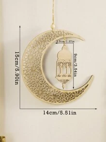 1Pc Moon Star And Moroccan Lantern Wall Decor, Lantern Shaped Wall Decoration, Bohemian Home Decor Accent, Home Decor For Party, Living Room, Bedroom Rama Decoration,Home Decor ,Room Decor,Wall Decor Gifts Birthday Graduation E-I-D