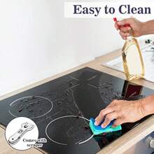 Plug In Induction Hob 4 Zones 60cm Electric Hob Flexible Zone Griddle Plate Built-In 2800W Slider Touch Timer Child Safety Lock Pause Function 13 Amp - SlideTouchControlWithFlexibleZone-60CM-4ZonewithBSPlug - View 7