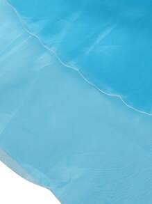 Women's Mermaid Party Costume Strapless Tube Tops Ruffle Sequin Long Tail Cosplay Fancy Dress - Blue - View 8