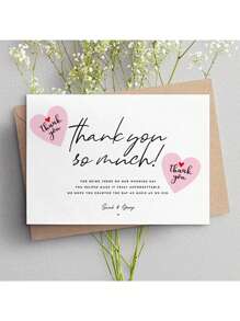 Rollo de 500 etiquetas con forma de corazón rosa con texto "Gracias", etiquetas rosas para embalaje de regalos, decoración, sobres, flores frescas, cartas de amor, etiquetas de 1 pulgada, etiquetas adhesivas, pegatinas para bodas, obsequios para damas de honor, tarjetas de agradecimiento, mis pedidos, pegatinas de agradecimiento, baby shower, suministros para pequeños negocios - Rosa - Ver 5