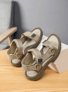 儿童夏季运动凉鞋，轻便透气舒适双带方便穿脱，适合日常穿着，时尚百搭海滩度假 - 彩色 - 查看 7