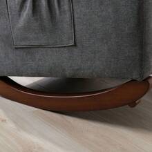 Single Sofa Reclining Chair Lazy Sofa Tatami Balcony Reclining Sofa Adjustable Chair - 灰色 - 查看 9