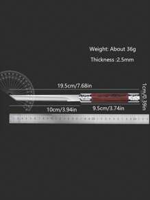 1 szt. Outdoor Camping Hiking Portable Small Knife, ostry nóż do owoców, nóż do steków, nóż uniwersalny do krojenia mięsa, idealny na przygody na świeżym powietrzu - Wielokolorowe - Zobacz 3