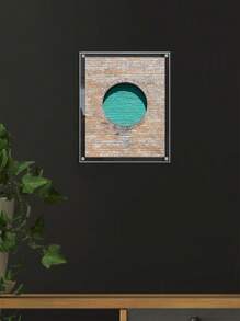 1 Set Acrylic Transparent Photo Frame, Acrylic Frame Hanging Wall For License, Poster, Photo Display, Floating Photo Frame Wall Mounted Display,Back To School,School Supplies - Multicolor - View 9