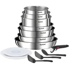 Tefal Ingenio Emotion L897ds04 13-Piece Cookware Set, Stainless Steel, Stackable, Non-Stick Coating, Induction - Nhiều màu - Xem 5