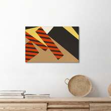 1 Exquisite Wooden Frame Wall Art Decoration Canvas Print (Flat) - Home Decoration, Abstract Art Decoration Painting Home Decoration - Ideal Choice For Living Rooms, Bedrooms, Offices, Bars, Cafes, Hotels, Gift, Hanging Immediately - 彩色 - 查看 5