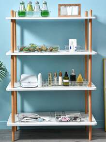 1pc Clear Drawer Makeup Organizer Box With Dividers, Cosmetic Storage Holder For Vanity Table, Perfume Organizer, Lipstick & Eyebrow Pencil Case,For Holiday Beach, Bathroom Collection, Bedroom Collection, Large Capacity