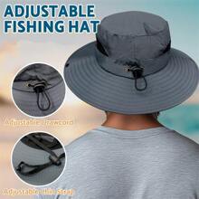Unisex brede rand zonnehoed voor vissen, wandelen, buitenwerk, tuinieren, trekking, kamperen, strand