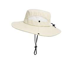 Unisex brede rand zonnehoed voor vissen, wandelen, buitenwerk, tuinieren, trekking, kamperen, strand