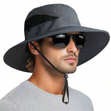 Unisex brede rand zonnehoed voor vissen, wandelen, buitenwerk, tuinieren, trekking, kamperen, strand