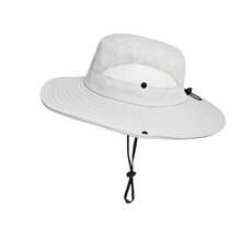 Unisex brede rand zonnehoed voor vissen, wandelen, buitenwerk, tuinieren, trekking, kamperen, strand