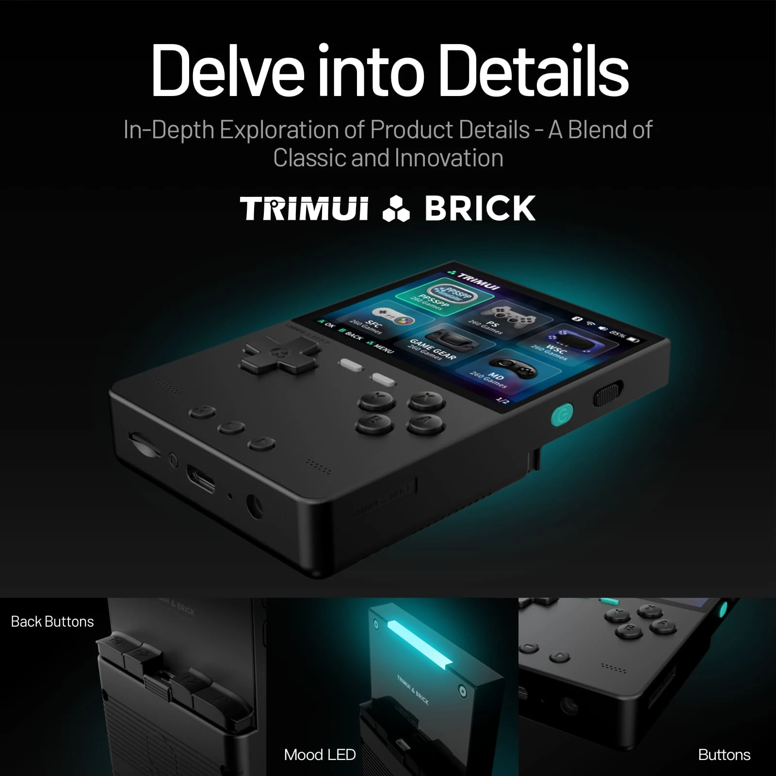 Console Portable Fafeims 3 Pouces – Jeux Rétro, Connexion TV, Batterie 1020 MAh, Cadeau Rétro-gamer !