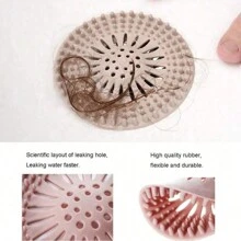 1pc/3pcs Hair Catcher Shower Drain Covers ,Shower Drain Hair Catcher,Drain Hair Catcher,Protector Silicone Bathtub Hair Stopper ,Easy To Install And Clean ,Suit For Bathroom Tub Shower And Sink. Home Bathroom Decor Fall Decor Back To School