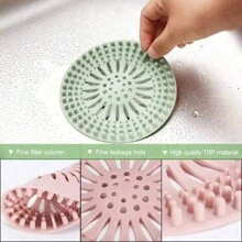 1pc/3pcs Hair Catcher Shower Drain Covers ,Shower Drain Hair Catcher,Drain Hair Catcher,Protector Silicone Bathtub Hair Stopper ,Easy To Install And Clean ,Suit For Bathroom Tub Shower And Sink. Home Bathroom Decor Fall Decor Back To School