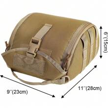 SINAIRSOFT Tactical Helmet Bag,Molle Helmet Bag Pack,Padded Storage Bag For Carrying Airsoft Fast Motorcycle MICH Helmet