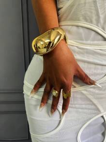 1Pc Cuff Bracelets,Gold Bangles,Wide Bangles, Chunky Bracelet, Bracelet Set, Wide Bracelet, Bracelet For Women,Gift For Her