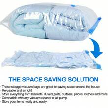 12-Pack Heavy-Duty Vacuum Storage Bags – Space-Saving Organizer For Clothes, Bedding & More
