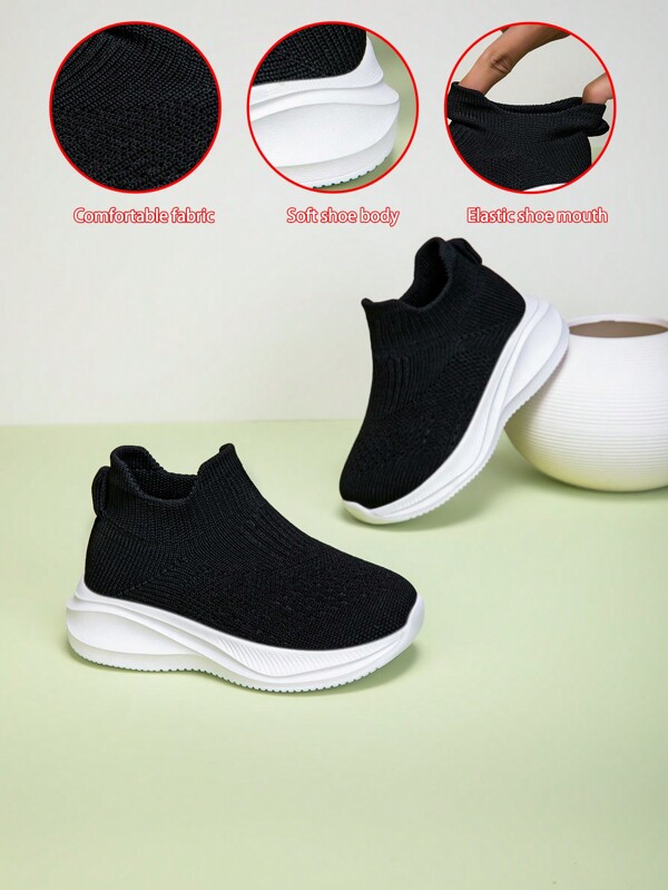 Neue atmungsaktive Mesh Slip-On Lässig Schuhe mit niedriger Spitze für Kinder, atmungsaktiv, weiche Sohle rutschfest, geeignet für alle Jahreszeiten