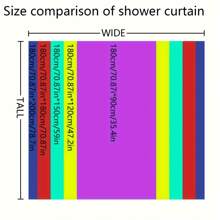 Floral And Plant Pattern Shower Curtain - Waterproof, Machine Washable, Includes Hooks - Suitable For All Seasons Home Bathroom Decor Fall Decor Bathroom Accessories Back To School - Golden Green Flowers - View 6
