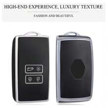 New TPU Car Remote Key Case Cover Fit For Renault Koleos Espace Kadjar Captur Megane Charm Space Clio Zoe Scenic 4 Arkana Dacia Sandero - one-size - View 4