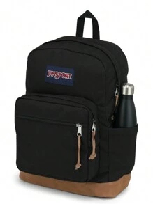 JanSport Right Pack Backpack - Durable Daypack With Padded 15" Laptop Sleeve, Spacious Main Compartment & Integrated Water Bottle Pocket - Black - Black - View 4