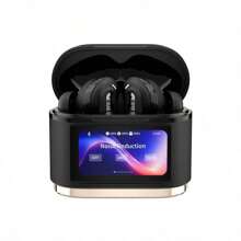 An AI-Translated Headset That Supports 144 Languages, Features Noise Cancellation, Touchscreen Display, Sleep Aid, Long-Lasting Battery, Wireless Connectivity, Call Control, Clear Microphone, Rechargeable Lithium Polymer Battery, Semi-Open Ear Muffles For Travelers And Business People.