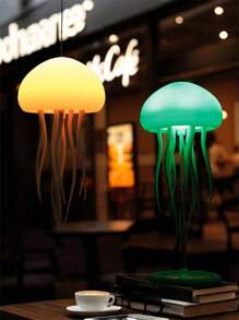 1个新奇漂浮水母灯，变色，声控，家居装饰，理想的节日礼物 - 彩色 - 查看 5