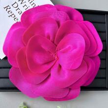 1 pieza Nueva decoración de broche floral 3D de gran tamaño extraíble para vestido, decoración de ropa, accesorios para vestido de boda