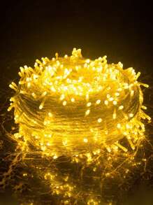 80-LED 10M String Lights Decorative Lights, 1.5M/3M/6M/10M Outdoor LED String Lights, Battery Powered Fairy Lights, Warm White LED Lights For Outdoor Decor, Home, Party, Holiday (No Battery Included) Christmas Decorations Home Christmas Gifts Christmas Decor - Multicolor - View 5