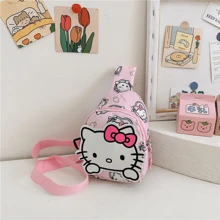 Sanrio Sanrio Hello Kitty/Kuromi/My Melody Crossbody Cute Bag 2025 - Adjustable Ultra-Lightweight Shoulder Bag With Large Capacity, Kawaii Anime Back To School Essential (Valentine's Gift/Daily Use) Waterproof Compact Chest Bag For Teens, Students & Anime Fans Back To School Supplies Stationery Supplies