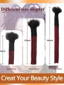 Dreadlocks Cabelo Humano Virgem Brasileiro 10 Fios Crochê Trança Cabelo Loc Extensões Kinky Trança Micro T1B99J Feito à Mão Soft Locs Crochê Cabelo Tranças Estilo Reggae Cabelo Crochê Para Mulheres