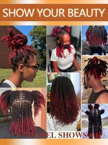 Dreadlocks Cabelo Humano Virgem Brasileiro 10 Fios Crochê Trança Cabelo Loc Extensões Kinky Trança Micro T1B99J Feito à Mão Soft Locs Crochê Cabelo Tranças Estilo Reggae Cabelo Crochê Para Mulheres