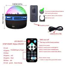 1pc Multifunctional Northern Lights Night Light - 7 Color Remote Control Projection, Dreamlike Bedroom And Living Room Ambiance, Ideal Holiday Gift