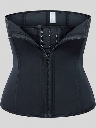 Waist Trainer Corset Vest For Women - 9 Steel Bones Body Shaper Cincher Trimmer Tank Top Sport Girdle