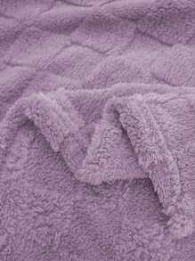 Queen Size Fleece Blanket For Bed - Soft Cozy Fleece Tufted Blanket, Thick Warm Fleece Blanket For Winter, Suitable For Christmas And New Year Gifts (200x220cm) - 紫色的 - 查看 7
