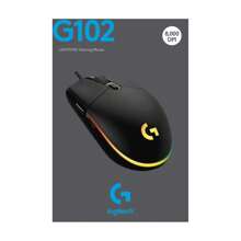 Logitech G102 Wired Gaming Mouse 8000 DPI Rainbow Optical Effect Screen For PC/ Computer And Laptop Mice - Recolor - View 3