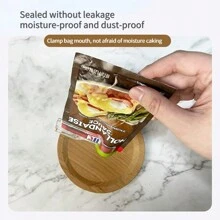 A Mixing Bag Hole Free Rotating Wall Storage Rack, The Kitchen Is Neat And Not Messy, Increase The Kitchen Storage Space, A Variety Of Mixing Bags Sealed From Moisture, The Left And Right Design Can Be Adjusted For Easy Access, While Storing A Variety Of Seasoning Bags, Sealing Clip Mixing Bag Storage, Cooking Seasoning More Convenient