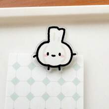 2pcs/4pcs/6pcs INS Cartoon Animal Decoration Gift Clamps, Memo Clips PP Clamps, Random Delivery, Great For Students And Small Items