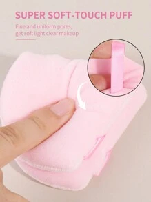 MAANGE 23Pcs Professional Makeup Tool Set With 7pcs Facial Makeup Brushes+16pcs Powder Puff Accessories,Foundation Brush Concealer Brush Powder Brush Contour Brush Eyeshadow Brush Nose Shadow Brush Smudge Brush,Makeup Tools With Soft Fiber And Skin Friendly For Easy Carrying,Brush For Travel,Gift For Women&Girls - 粉色 - 查看 9