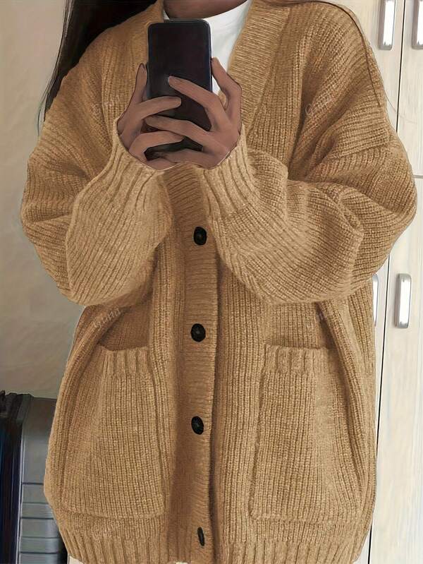 Women's Fashionable & Graceful Knitted Cardigan Sweater, Autumn/Winter New Arrival