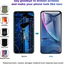 Compatible With Iphone Xs LCD Screen Replacement 5.8 Inch Assembly Display And 3D Touch Screen Digitizer With Repair Tools Kit For A1920/A2097/A2098/A2099/A2100 With Waterproof Adhesive Tempered Glass - Black - View 2