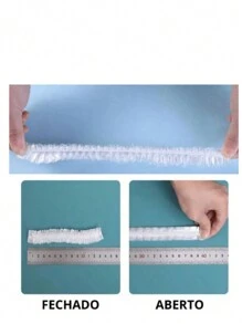 100 Pieces Pack SEALED PLASTIC FOOD WRAP Keep Fresh Lid, Kitchen Bowl Lid, Disposable PE Wrap - 2PCS - View 4