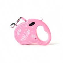 Pet Leash Portable Retractable Automatic Extendable Dog Leash 3m - Pink - View 6