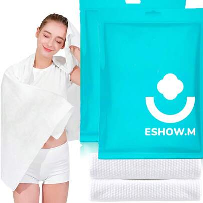 Toalla comprimida deséchale de 1 piezas, toalla absorbente de algodón; toalla portátil para viaje; apto para todas las edades, toalla facial multiusos para maquillaje, limpieza, etc.; ¡USALA MOJADA O SECA! ; desmaquillante; cumpleaños; regalo, uso diario; reyes magos, belleza, Higiene, hogar,
