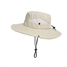 Unisex brede rand zonnehoed voor vissen, wandelen, buitenwerk, tuinieren, trekking, kamperen, strand