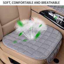SEAMETAL Winter Plush Car Seat Cover Warm Soft Auto Seat Cushion Anti Slip Chair Protector Pad Universal For Most Car Models