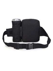 Bolsa de cintura para hombres, bolsa impermeable de nailon para botella de agua y teléfono móvil para senderismo, bolsa de cintura para deportes al aire libre, bolsa de caza, bolsa de cintura resistente al desgaste para viajes, bolsas para hombres, regalos para hombres en Navidad, vacaciones de invierno, regalos del Día del Padre, novio, bolsa negra, artículos esenciales para vacaciones, bolsa para hombre, riñonera, bolsa escolar de verano, bolsa de primavera
