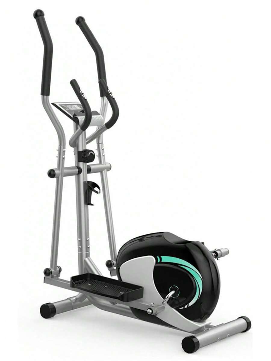 Elliptical Machine, Dprodo Magnetic Elliptical Trainer Fitness Equipment For Home Gym Cardio Workout 265lb - Silver - View 1
