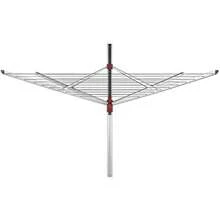 40m 4 Arm Compact Rotary Washing Line With Rotary Line Cover And Ground Socket - Grey1 - View 6